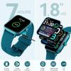 imageSmart Watches for Men Women iPhone ampamp Android Alexa Bulitin 18quot Touch Screen Smart Watch with AnswerMake Calls Fitness Tracker with Heart RateSleepSpO2 Monitor IP68 Waterproof120 Sport ModesDark Green