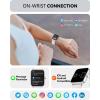 imageSmart Watches for Men Women iPhone ampamp Android Alexa Bulitin 18quot Touch Screen Smart Watch with AnswerMake Calls Fitness Tracker with Heart RateSleepSpO2 Monitor IP68 Waterproof120 Sport ModesWhite