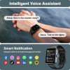 imageSmart Watches for Men Women iPhone ampamp Android Alexa Bulitin 18quot Touch Screen Smart Watch with AnswerMake Calls Fitness Tracker with Heart RateSleepSpO2 Monitor IP68 Waterproof120 Sport ModesBlack