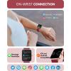 imageaeac Smart Watch Alexa Builtin Stable Bluetooth Call Fitness Tracker with Heart RateSpO2StressSleep Monitor Smartwatches for Women 110 Sports IP68 Waterproof Smartwatches for iOS AndroidRed