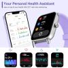 imageaeac Smart Watch Alexa Builtin Stable Bluetooth Call Fitness Tracker with Heart RateSpO2StressSleep Monitor Smartwatches for Women 110 Sports IP68 Waterproof Smartwatches for iOS AndroidPurple