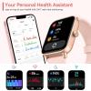 imageaeac Smart Watch Alexa Builtin Stable Bluetooth Call Fitness Tracker with Heart RateSpO2StressSleep Monitor Smartwatches for Women 110 Sports IP68 Waterproof Smartwatches for iOS AndroidPink