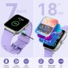 imageaeac Smart Watch Alexa Builtin Stable Bluetooth Call Fitness Tracker with Heart RateSpO2StressSleep Monitor Smartwatches for Women 110 Sports IP68 Waterproof Smartwatches for iOS AndroidPurple