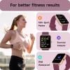 imageaeac Smart Watch Alexa Builtin Stable Bluetooth Call Fitness Tracker with Heart RateSpO2StressSleep Monitor Smartwatches for Women 110 Sports IP68 Waterproof Smartwatches for iOS AndroidDeep Purple