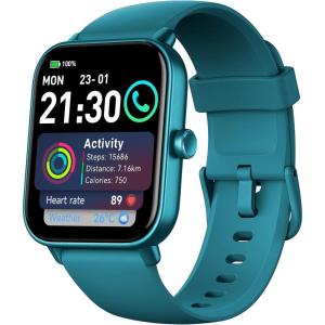 imageaeac Smart Watch Alexa Builtin Stable Bluetooth Call Fitness Tracker with Heart RateSpO2StressSleep Monitor Smartwatches for Women 110 Sports IP68 Waterproof Smartwatches for iOS AndroidBackish Green